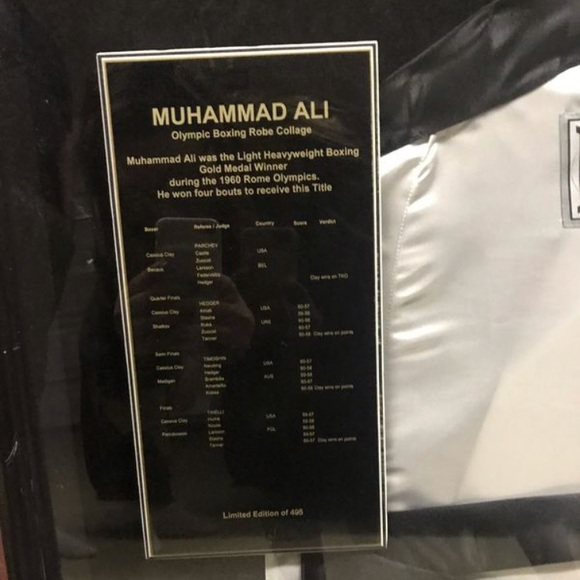 Signed Muhammad Ali Boxing Shorts & Olympi…